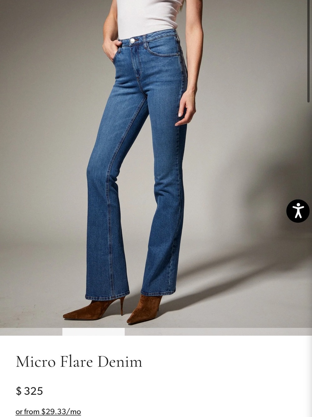 SPRWMN Micro Flare Denim Jeans 26